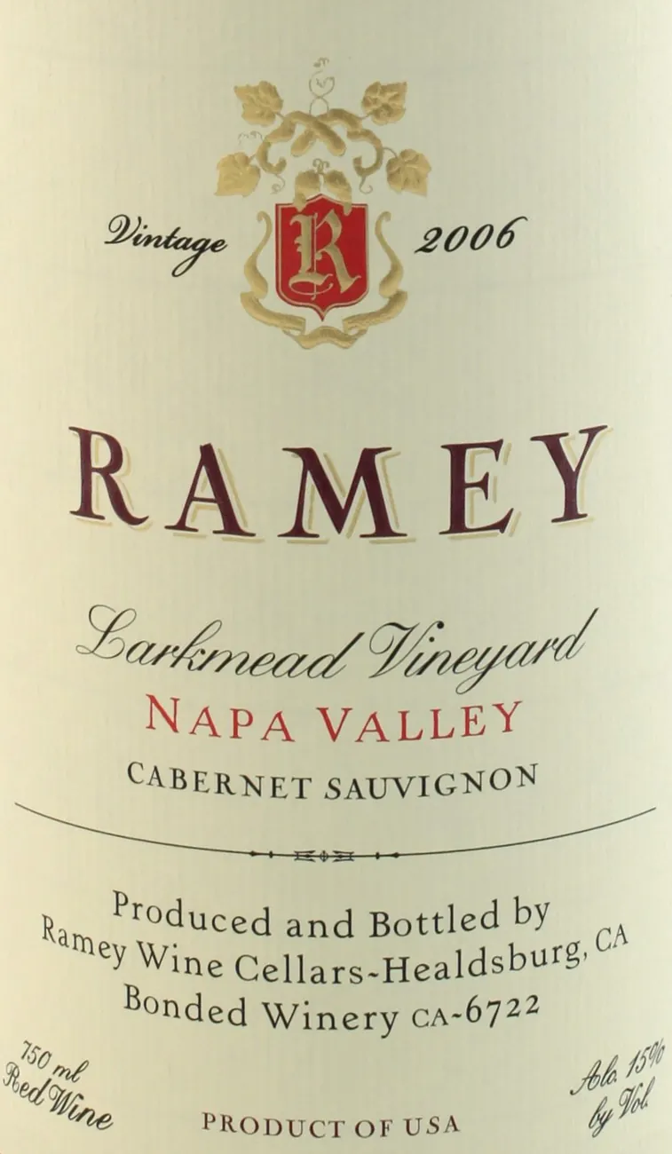 Larkmead Vineyard Cabernet Sauvignon Bottle