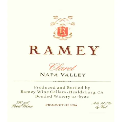 Napa Valley Claret Bottle