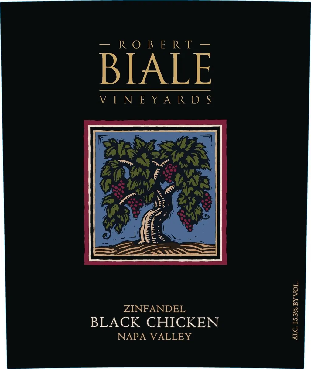 Black Chicken Zinfandel Bottle