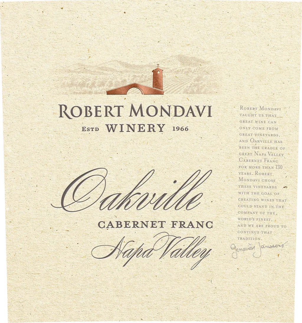 Oakville Cabernet Franc Bottle