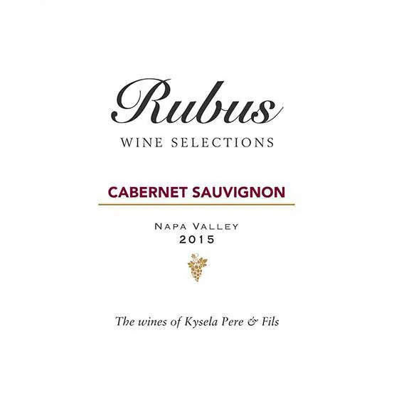 Napa Valley Cabernet Sauvignon Bottle