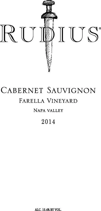 Farella Vineyard Cabernet Sauvignon Bottle