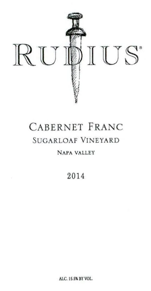 Sugarloaf Vineyard Cabernet Franc Bottle