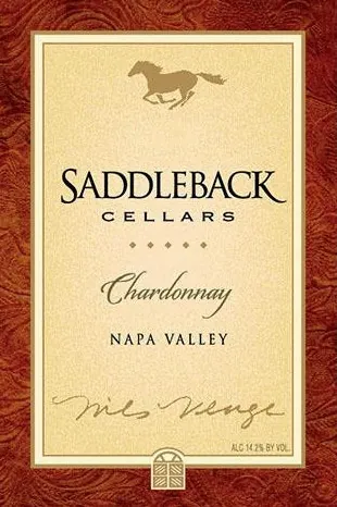 Saddleback Chardonnay Bottle