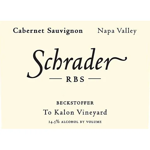 Beckstoffer To Kalon Cabernet Sauvignon Bottle