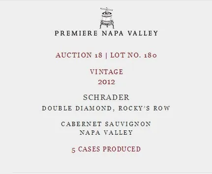 Double Diamond Rocky's Row Cabernet Sauvignon Bottle