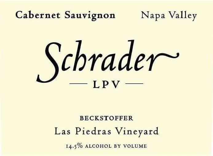 LPV Beckstoffer Las Piedras Vineyard Cabernet Sauvignon Bottle