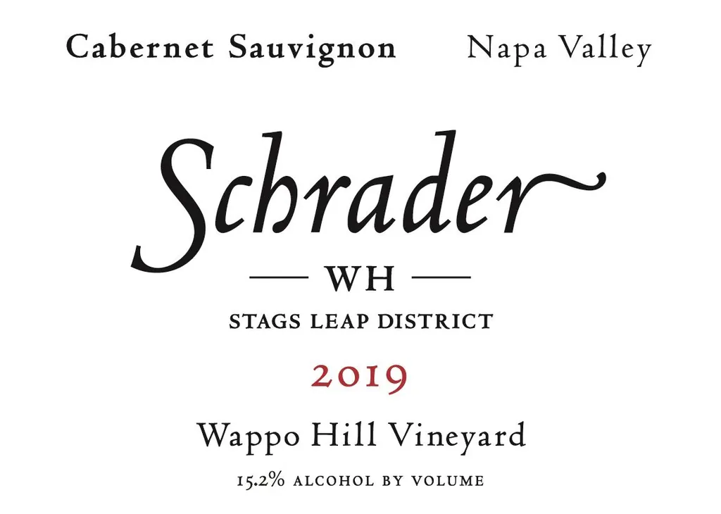 Wappo Hill Cabernet Sauvignon Bottle