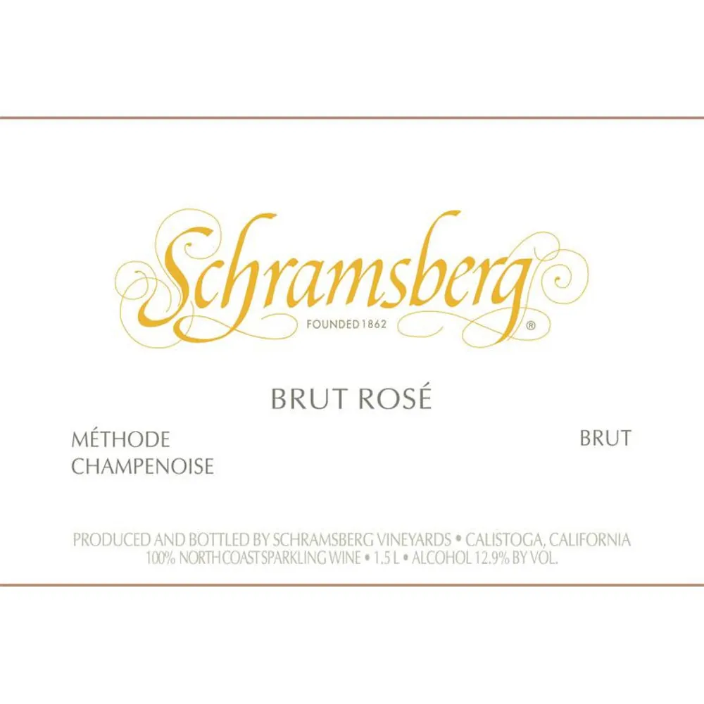 Schramsberg Brut Rose Bottle