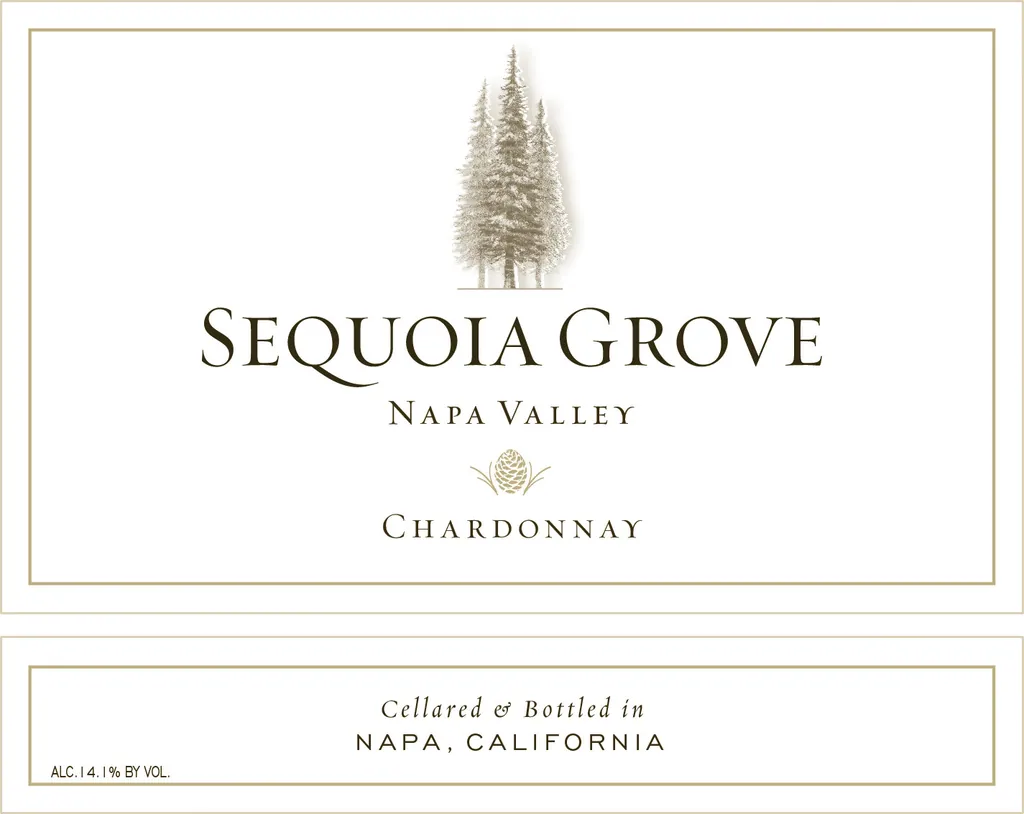Sequoia Grove Napa Valley Chardonnay Bottle