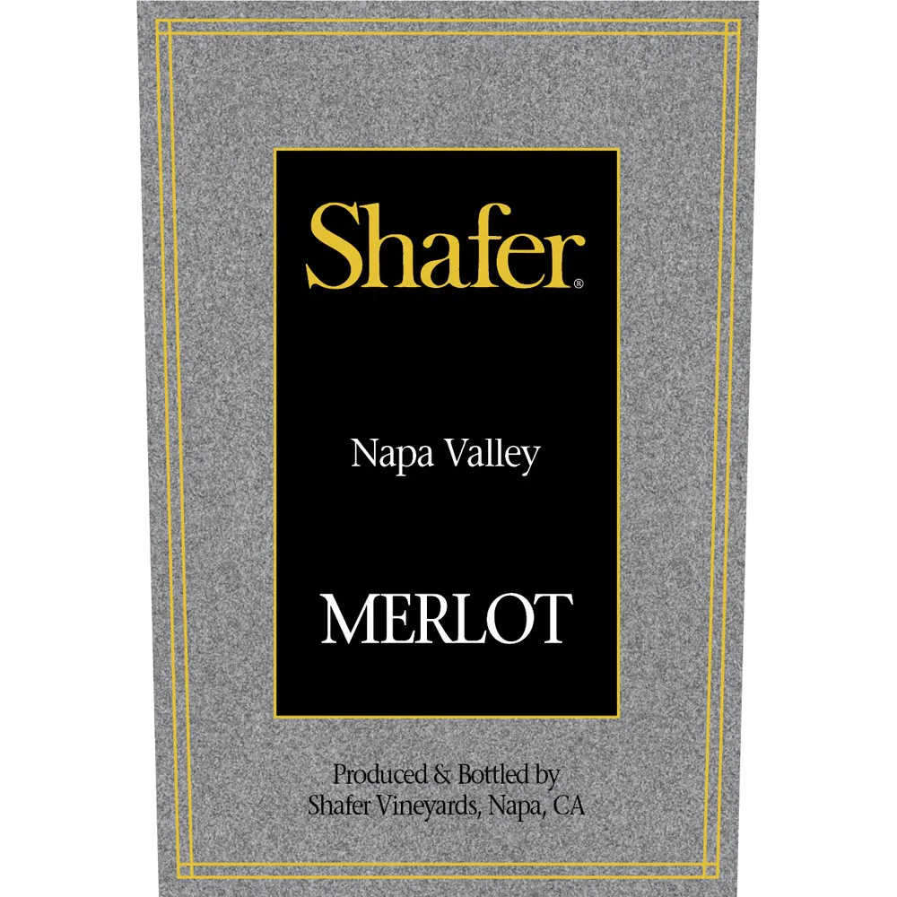 Napa Valley Merlot Bottle