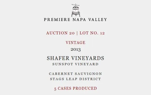 Sunspot Vineyard Cabernet Sauvignon Bottle