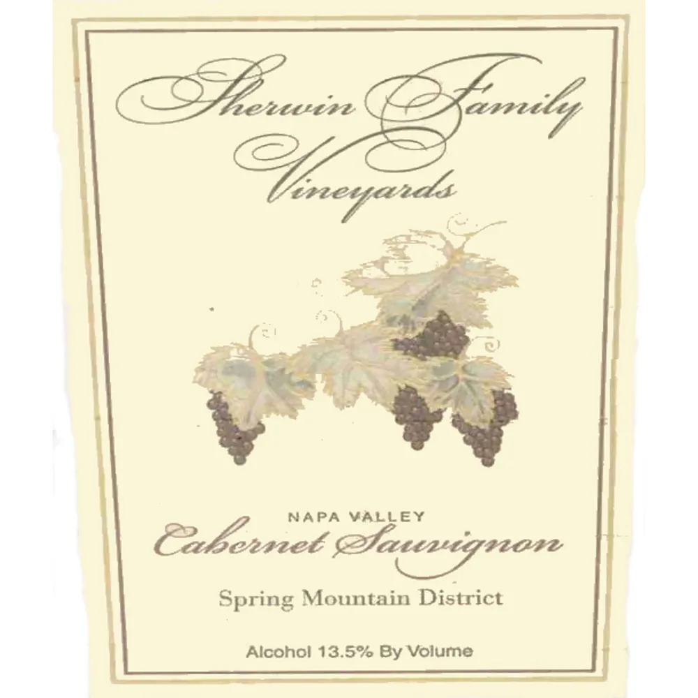 Spring Mountain District Cabernet Sauvignon Bottle