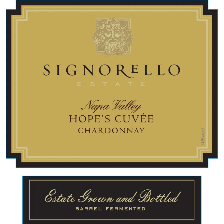 Hope's Cuvee Chardonnay Bottle
