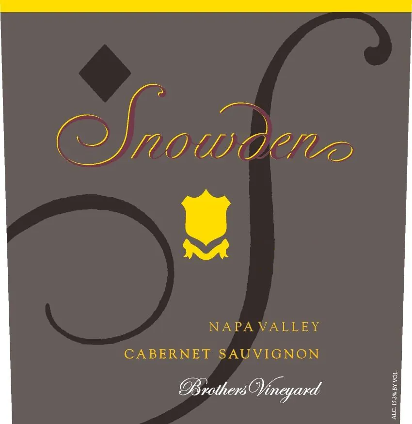 Brothers Vineyard Cabernet Sauvignon Bottle