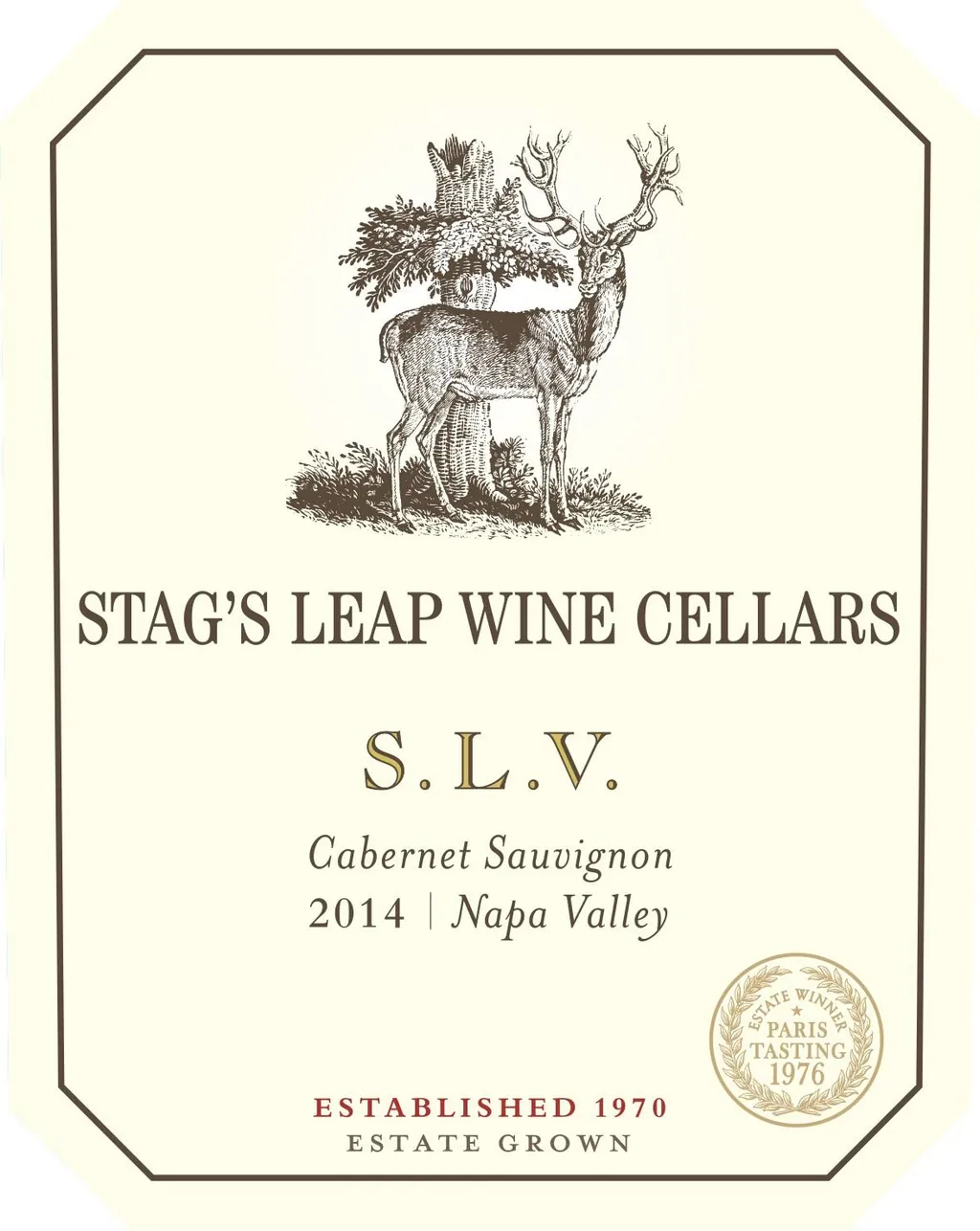 S.L.V. Cabernet Sauvignon Bottle
