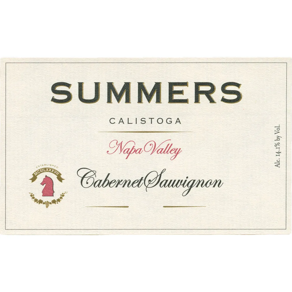 Calistoga Cabernet Sauvignon Bottle