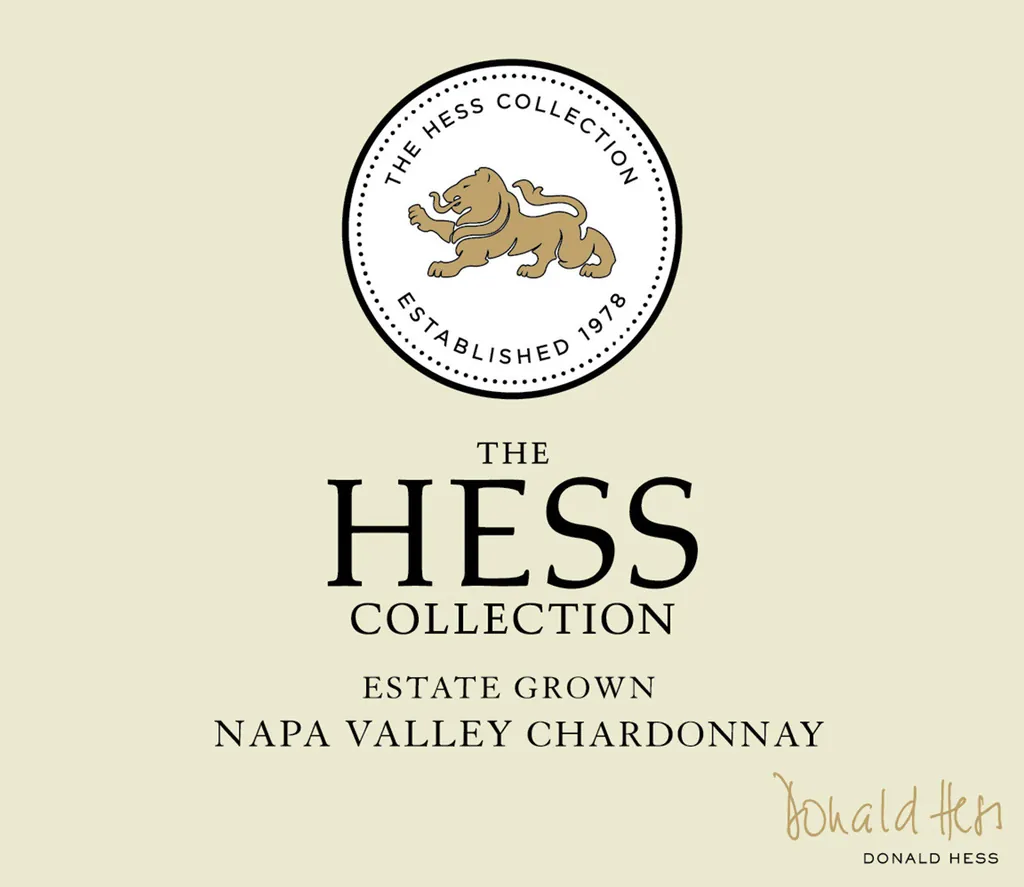 Napa Valley Chardonnay Bottle