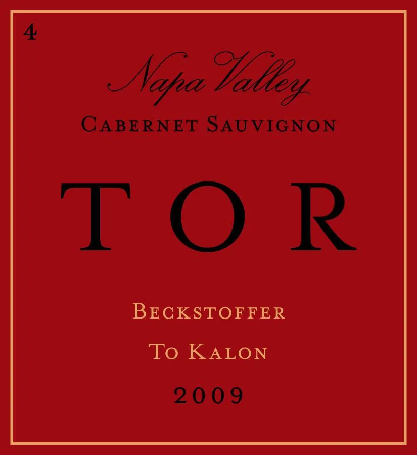 Beckstoffer To Kalon Clone 4 Cabernet Sauvignon Bottle