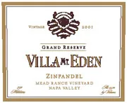 Grand Reserve Mead Ranch Zinfandel Bottle