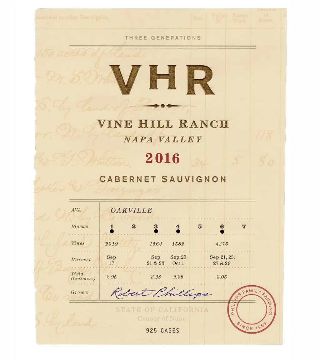 VHR Cabernet Sauvignon Bottle