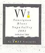 VV2 Sauvignon Blanc Bottle