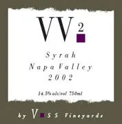 VV2 Syrah Bottle