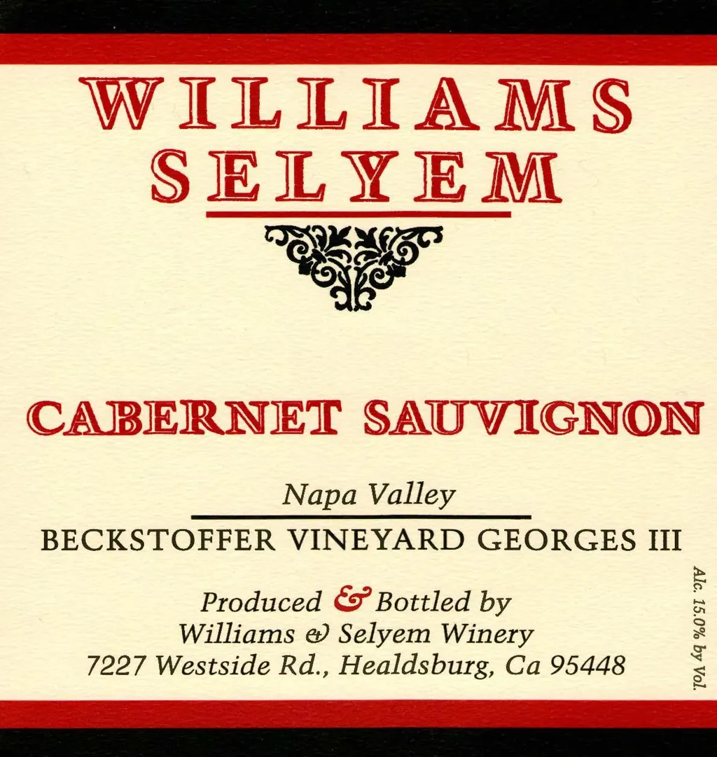 Beckstoffer Vineyard Georges III Cabernet Sauvignon Bottle