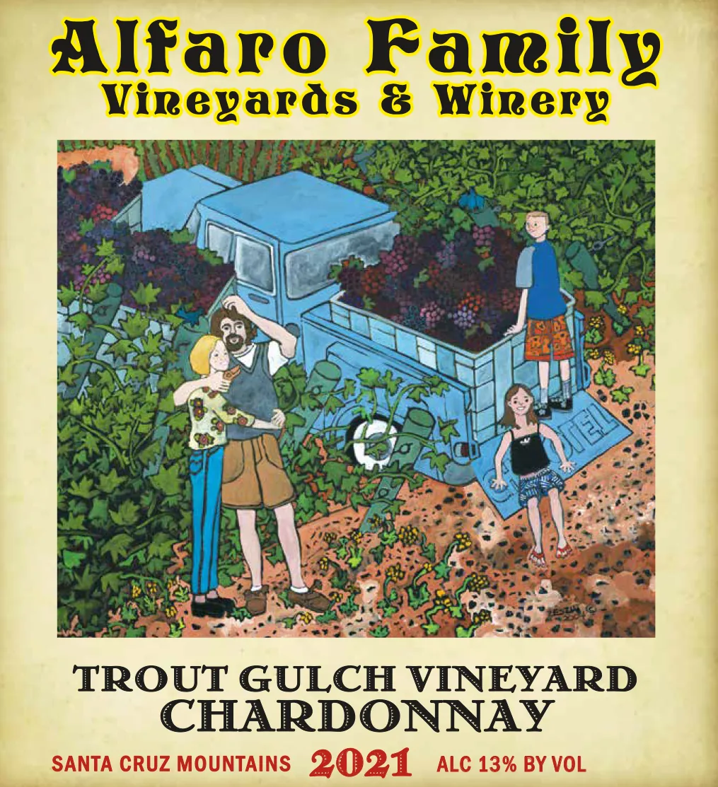 Trout Gulch Vineyard Chardonnay Bottle