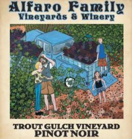 Trout Gulch Vineyard Pinot Noir Bottle