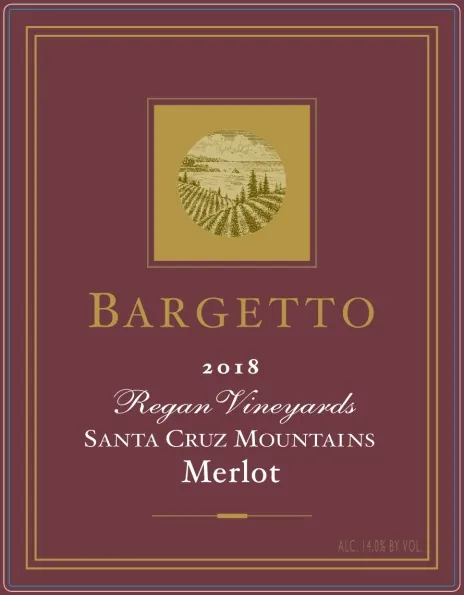 Santa Cruz Mountains Merlot Bottle