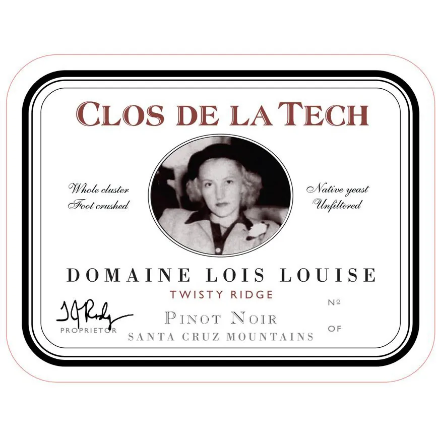 Domaine Lois Louise Twisty Ridge Pinot Noir Bottle