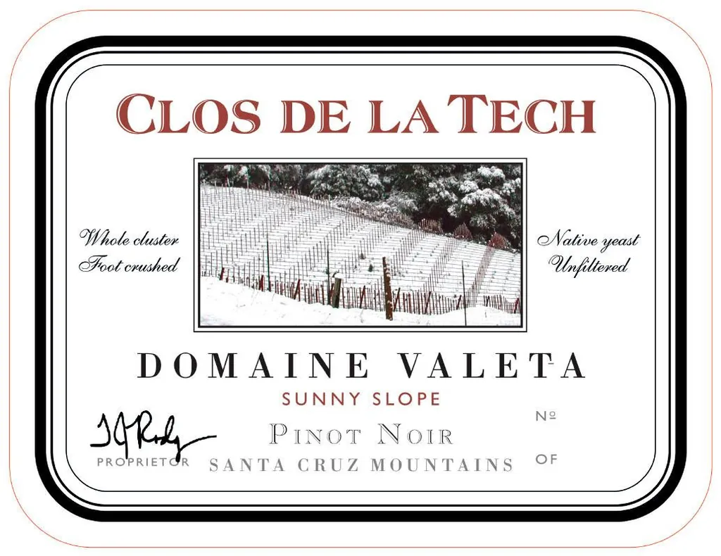 Domaine Valeta Sunny Slope Pinot Noir Bottle