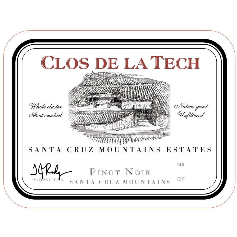Santa Cruz Mountains Estates Pinot Noir Bottle