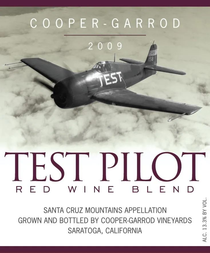 Estate Vineyards Test Pilot Bottle