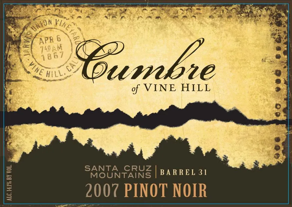 Pinot Noir Bottle