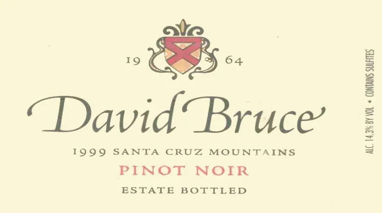 Santa Cruz Mountain Pinot Noir Bottle