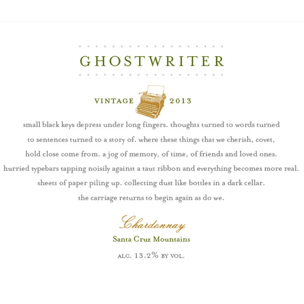 Chardonnay Bottle