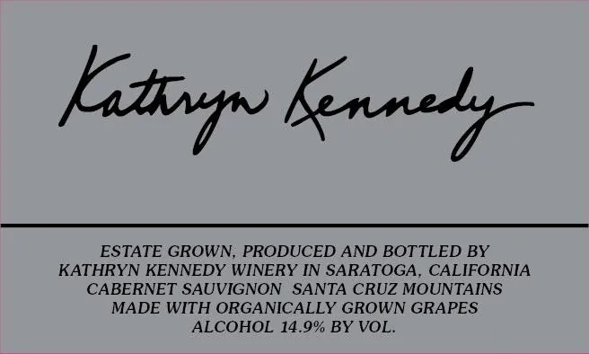 Santa Cruz Mountains Estate Cabernet Sauvignon Bottle