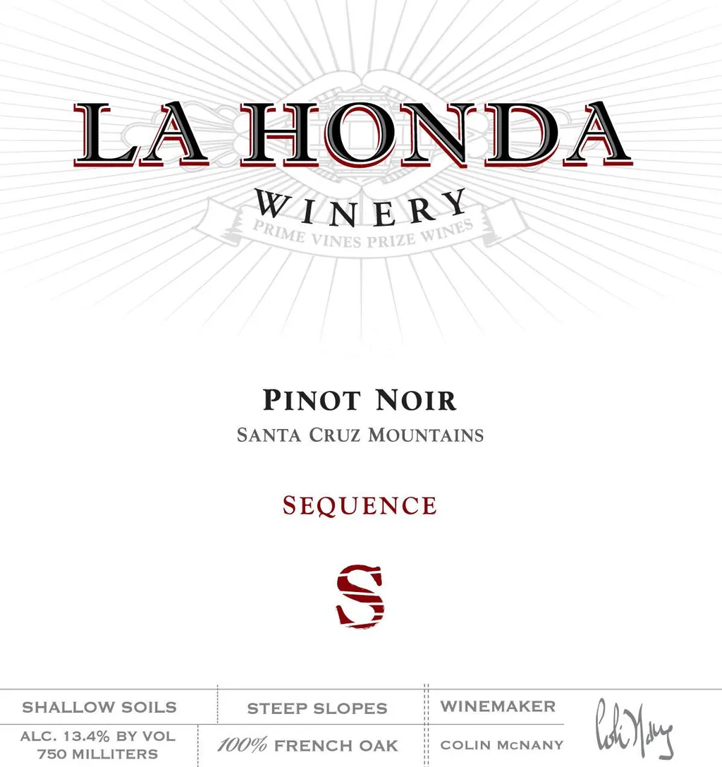 Sequence Pinot Noir Bottle