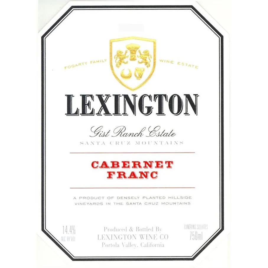 Gist Ranch Cabernet Franc Bottle