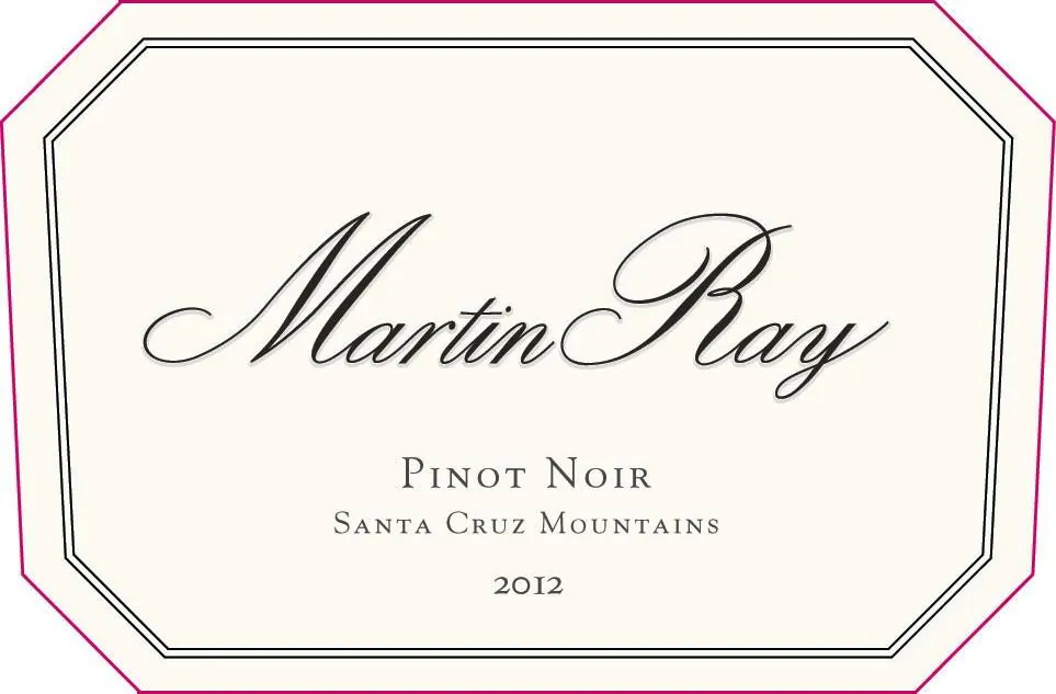 Santa Cruz Mountains Pinot Noir Bottle