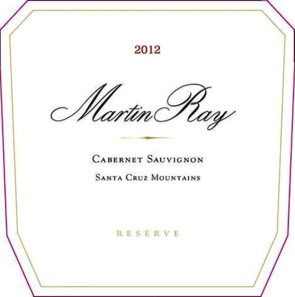 Santa Cruz Mountains Reserve Cabernet Sauvignon Bottle