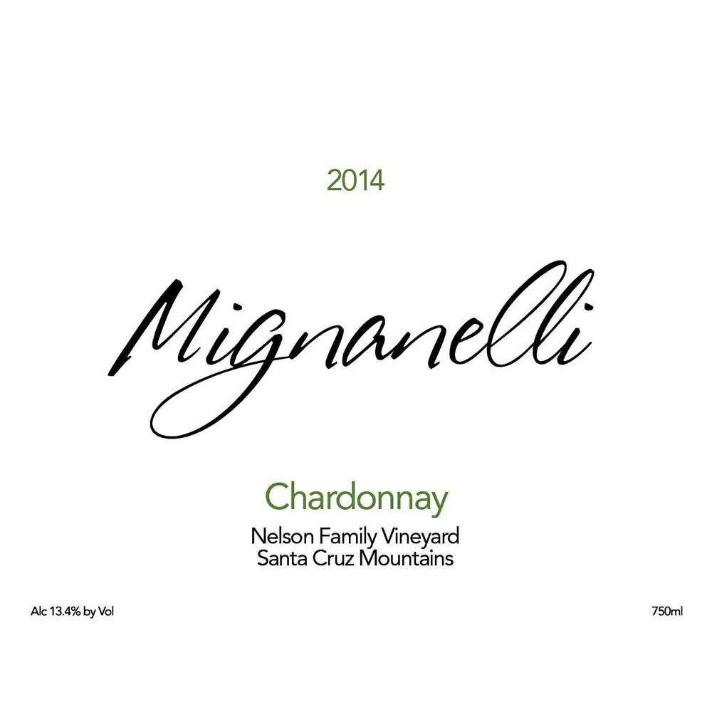 Mignanelli Nelson Vineyard Chardonnay Bottle