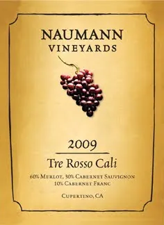 Tre Rosso Cali Red Bottle