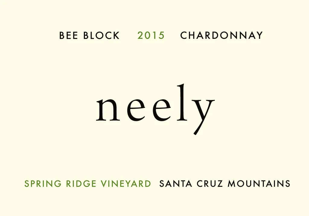 Spring Ridge Vineyard Bee Block Chardonnay Bottle
