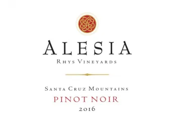 Alesia Santa Cruz Mountains Pinot Noir Bottle
