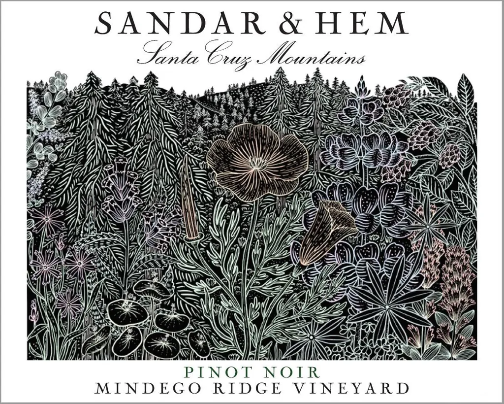 Mindego Ridge Vineyard Pinot Noir Bottle