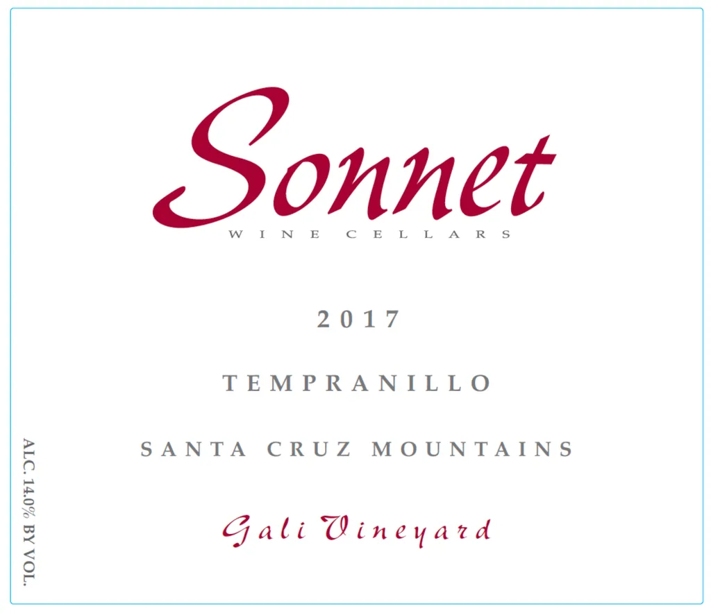 Gali Vineyard Tempranillo Bottle