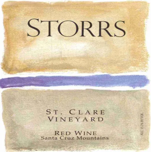 Saint Clare Vineyard Red Wine Bottle